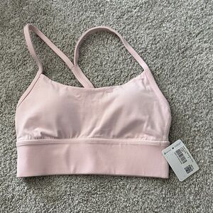 Lululemon Athletica Light Pink Sports Bra Size 2 Womens
